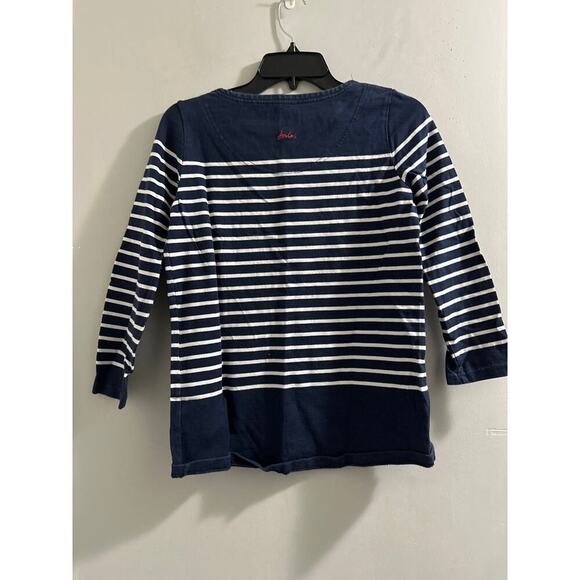 🔴Joules Navy white stripe bird shirt size US‎ 6 - Picture 5 of 6